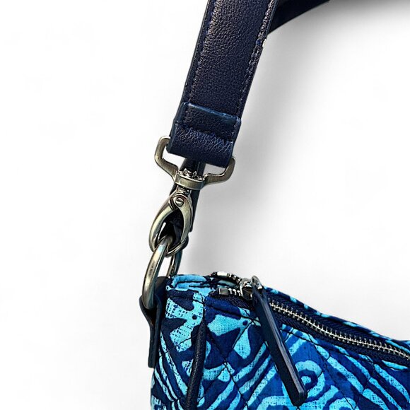 Vera Bradley Vivian Hobo Cuban Tiles Bag W/Wallet Convertible Hobo Faux Leather - Picture 9 of 10